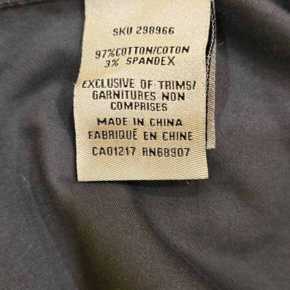 Le Chateau Men's Dark Grey Dress Shirt Size 16-16.5 - Picture 4 of 5